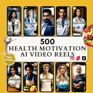 500+ VIRAL HEALTH REEL BUNDLE